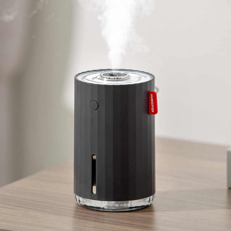 Ультразвуковий зволожувач повітря міні Humidifier Ripple 280мл, сірий