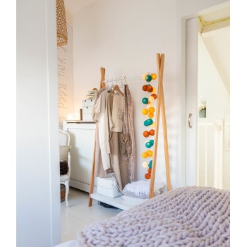 Тайська гірлянда з ниткових кульок Indian 35 шт. від USB, 4 м