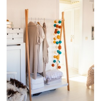 Тайська гірлянда з ниткових кульок Indian 35 шт. від USB, 4 м