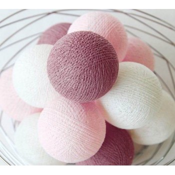 Гирлянда хлопковая CBL Rosy 35 шт от USB, 4 м