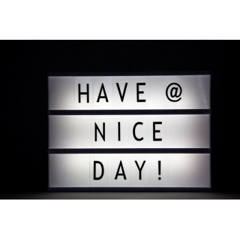 ЛАЙТБОКС А4 на 80 БУКВ