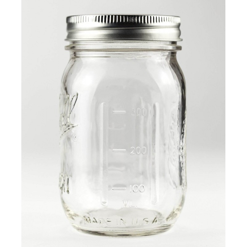 Банка Ball Mason Jars з трубочкою та 2 кришками