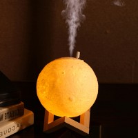 USB нічник-зволожувач повітря 3D Moon Місяць 880 мл