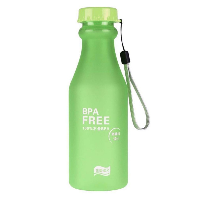 Матовая эко бутылочка BPA Free Green