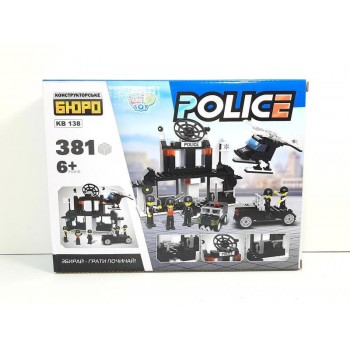 Конструктор Limo Toy KB 138 будівля поліції, 381 деталь