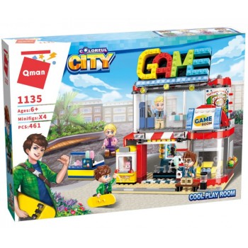 Конструктор Qman 1135 Игровая комната City, 461 деталей