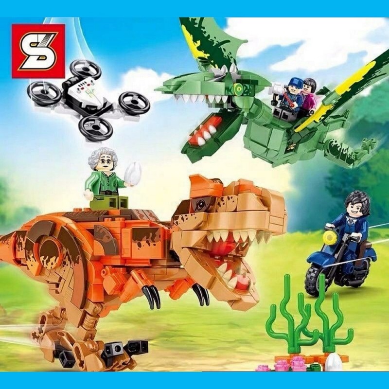 Конструктор SY World Dinosaur 1505B Тиранозавр, 390 дет.