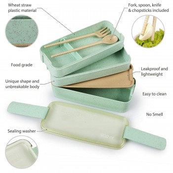 Эко ланч-бокс Lunch Box 900 ml, бирюзовый