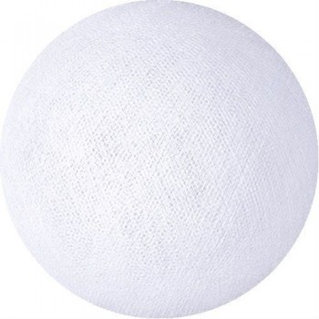 Настольный светильник из ниточного шара, Белый 31 см