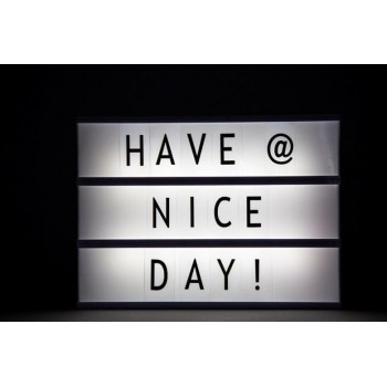 Рожевий Lightbox А4. Lightbox 80 букв