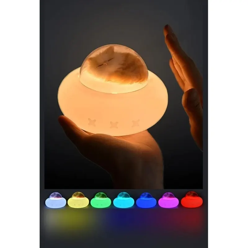 Детский силиконовый LED ночник с аккумулятором 1200mA, Cosmo Dog