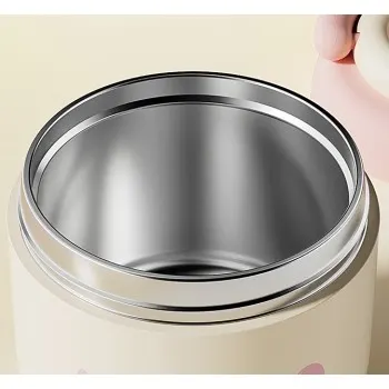 Вакуумний металевий термос для їжі 1.3 л Warm з термосумкою і ложкою - зберігає тепло до 8 годин