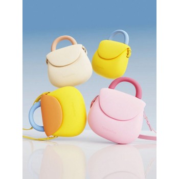 Жіноча сумка-клатч Fungoofun EVA, вологостійка, з ручкою та ремінцем, бежева