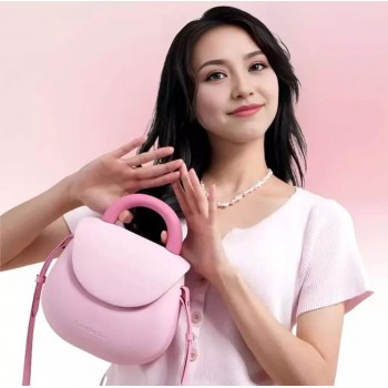 Жіноча сумка-клатч Fungoofun EVA, вологостійка, з ручкою та ремінцем, рожева