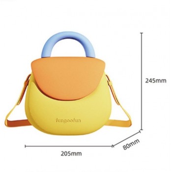 Жіноча сумка-клатч Fungoofun EVA, вологостійка, з ручкою та ремінцем, бежева