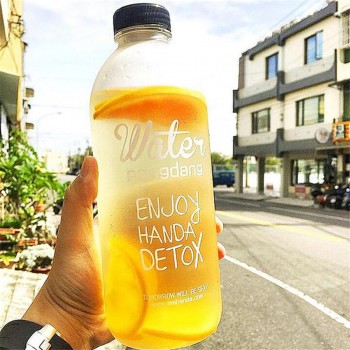 Уценка. Бутылка для воды Detox, с чехлом, 1000 мл