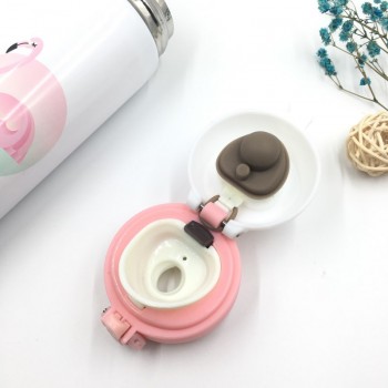 Термос Фламінго, білий, 500 мл