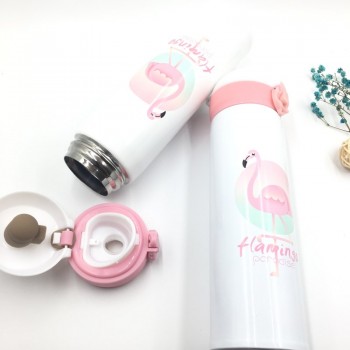 Термос Фламінго, білий, 500 мл
