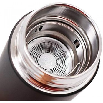 Термос из нержавеющей стали Life Черный матовый, 500 мл