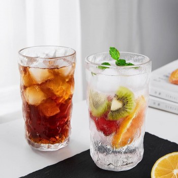 Оригинальный стакан с узором Ледник Glacier, толстые стенки, 400 мл