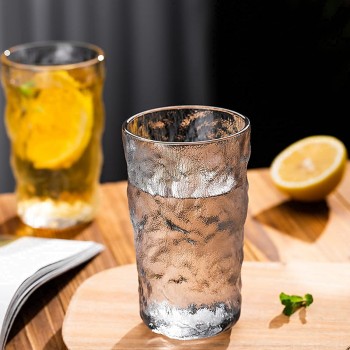 Оригинальный стакан с узором Ледник Glacier, толстые стенки, 400 мл