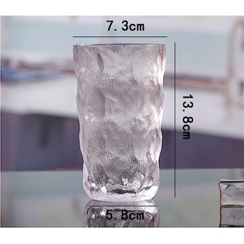 Оригинальный стакан с узором Ледник Glacier, толстые стенки, 400 мл