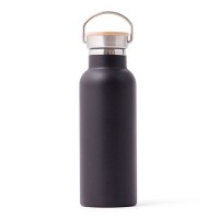 Металлическая бутылка - термос для воды 750 мл Jug, черная