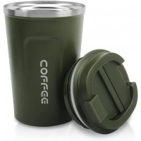 Металлическая термокружка Coffe Tumbler 380 мл - хаки