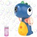 Детский генераторы мыльный пузырей Динозавр Bubble Machine Дракон, синий