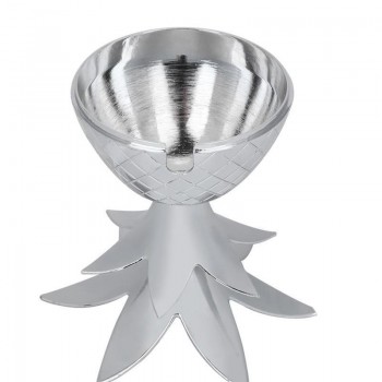 Бокал для коктейля ананас Pineapple из нержавеющей стали 500 мл, серебряный