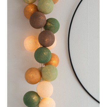 Тайська гірлянда, бавовняні кульки CBL Forest 20 шт, 3.7 м