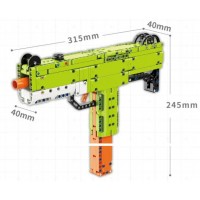 Конструктор Qman 52003 Автомат УЗИ, стреляющий, 398 дет