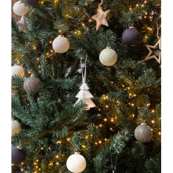 Набор ёлочных игрушек из ниточных шариков 6,5 см, 12 шт Dark Forest