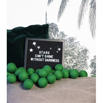 Декоративная доска для посланий All Black 30*30 см