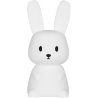 Сенсорний м'який нічник Зайчик Silicone Bunny, акумулятор 1200 мАг, 20 см