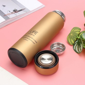 Термос із нержавіючої сталі Life Золотий матовий, 500 мл