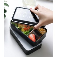 Ланч бокс bento Foodies , 1200 мл - черный