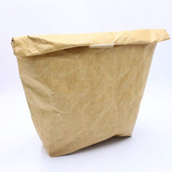Стильный ланч бэг, термосумка, сумка для ланчей eco Kraft (крафт бумага)