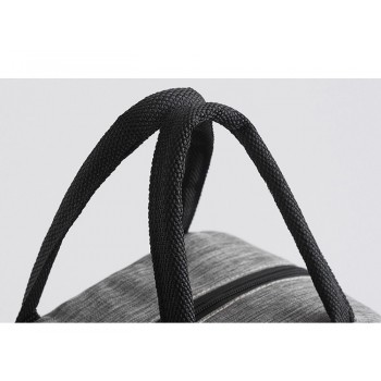 Ланч бэг - термосумка для еды с собой QSND, серая