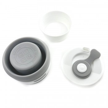 Складаний силіконовий стакан Сірий, великий 500 мл