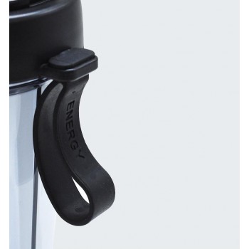 Двойная бутылка, бутылочка для двух напитков, 600мл, чёрная