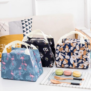 Сумка для ланчу (lunch bag) кольорова чорна, на блискавці