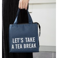 Термосумка ланч бег Tea Break на замку, 5.5л, синя