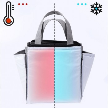 Термосумка ланч бэг Tea Break на замке, 5.5л, серая