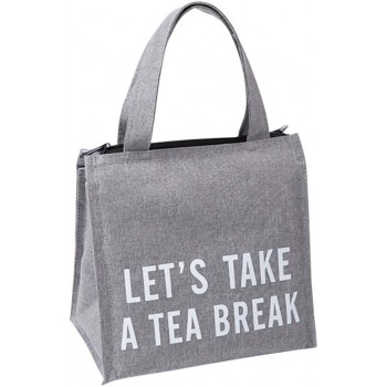 Термосумка ланч бэг Tea Break на замке, 5.5л, серая