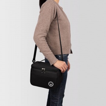 Термосумка для еды и напитков с ручкой, лачбег City 10л, черная