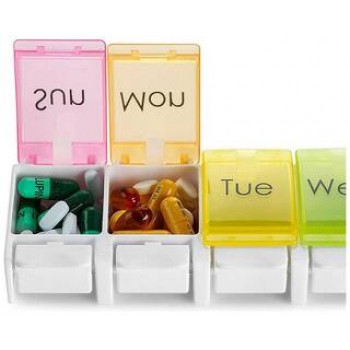 Таблетниця на 7 відділень, Pill box 7days