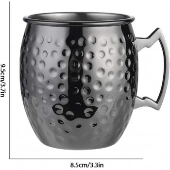 Металлическая барная кружка Kyiv Mule 550 мл, черная