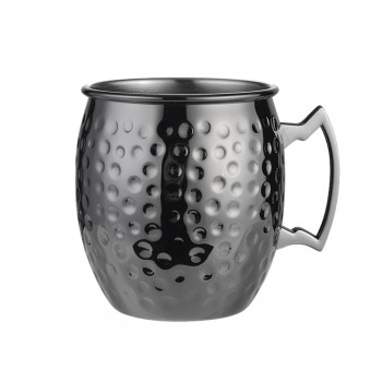 Металлическая барная кружка Kyiv Mule 550 мл, черная