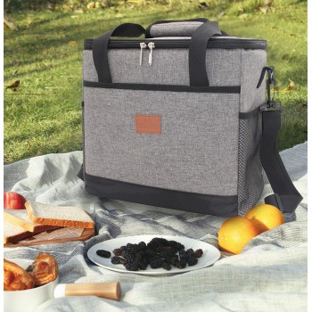 Термосумка, сумка холодильник для пикника Cool 15л, cерая